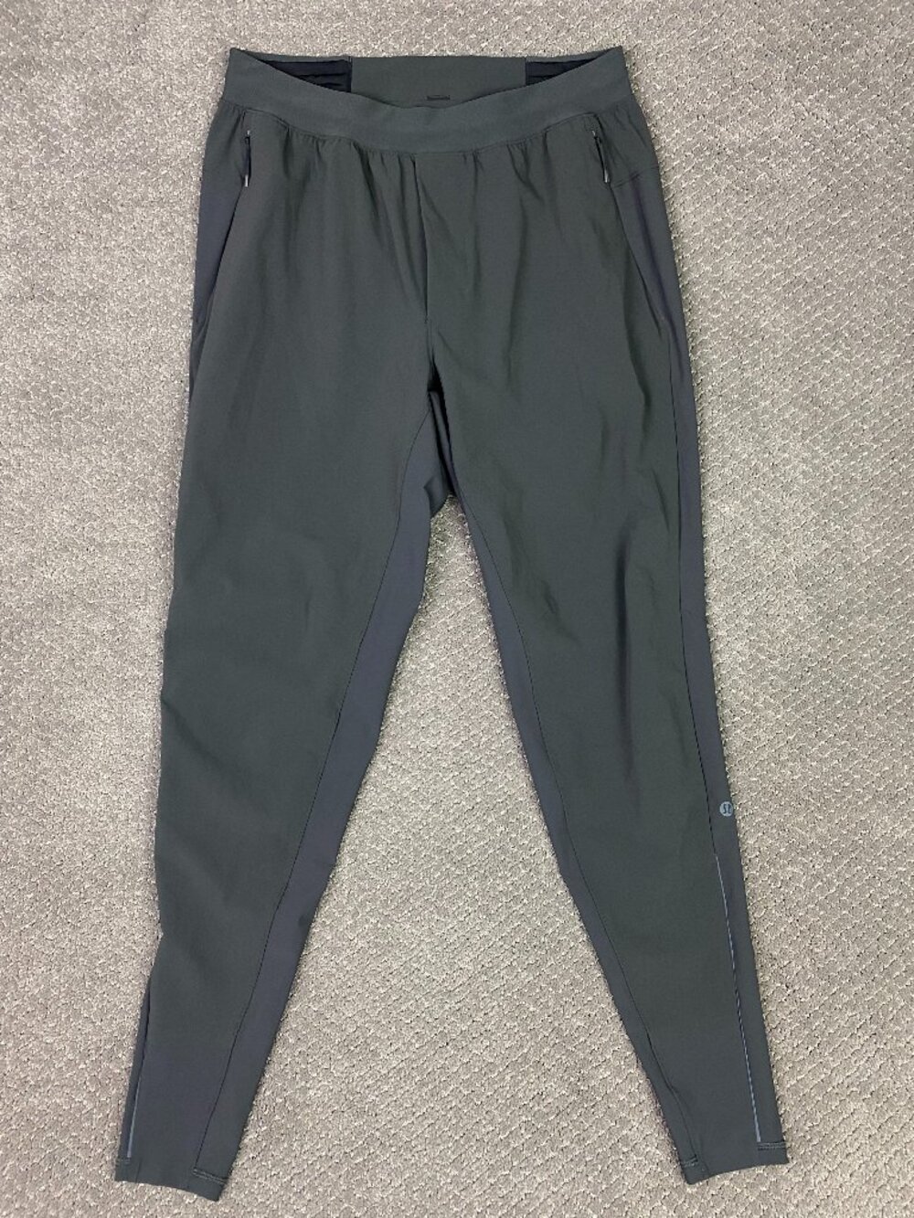 Lululemon Surge Hybrid Pant 29" Mens Medium Graphite Gray Jogger Tapered Run Gym